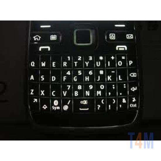 TECLADO NOKIA E72 PRETO 